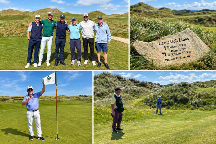 Northwest Ireland Golf Tours, Sligo, Carne & Donegal